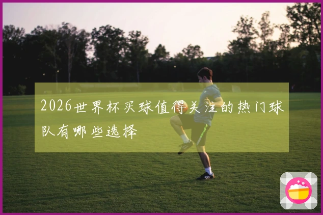 2026世界杯买球值得关注的热门球队有哪些选择